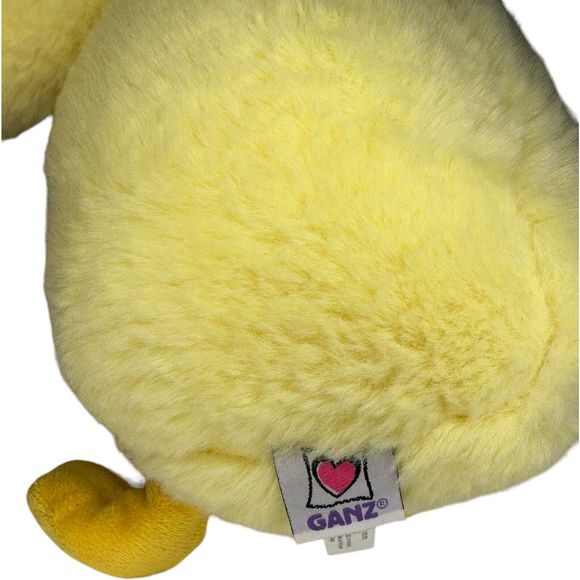 Ganz TWEETS Duckling Chick Plush Yellow 10” Soft HTF Duck Bird Stuffed Animal - Picture 5 of 7